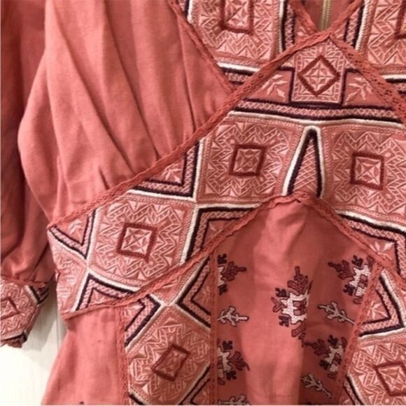 Anthropologie Love Sam Embroidered‎ Dress SP - Picture 3 of 9